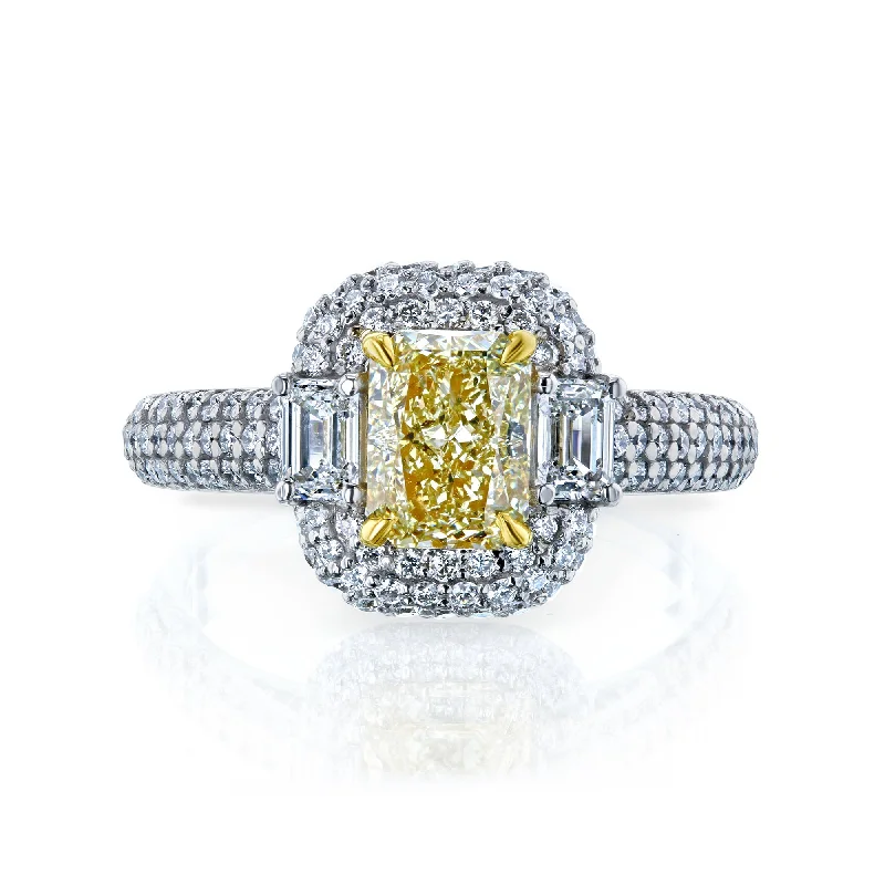 The Vega Fancy Yellow Diamond Ring (GIA)