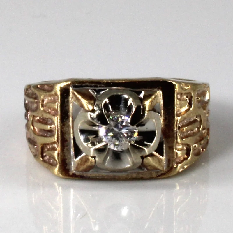 Dazzle In Elegance With Our Biggest Jewelry Sale Claw Set Solitaire Diamond Textured Ring | 0.20ct | SZ 6.5 | Dazzle In Elegance With Our Biggest Jewelry Sale Claw Set Solitaire Diamond Textured Ring | 0.20ct | SZ 6.5 |