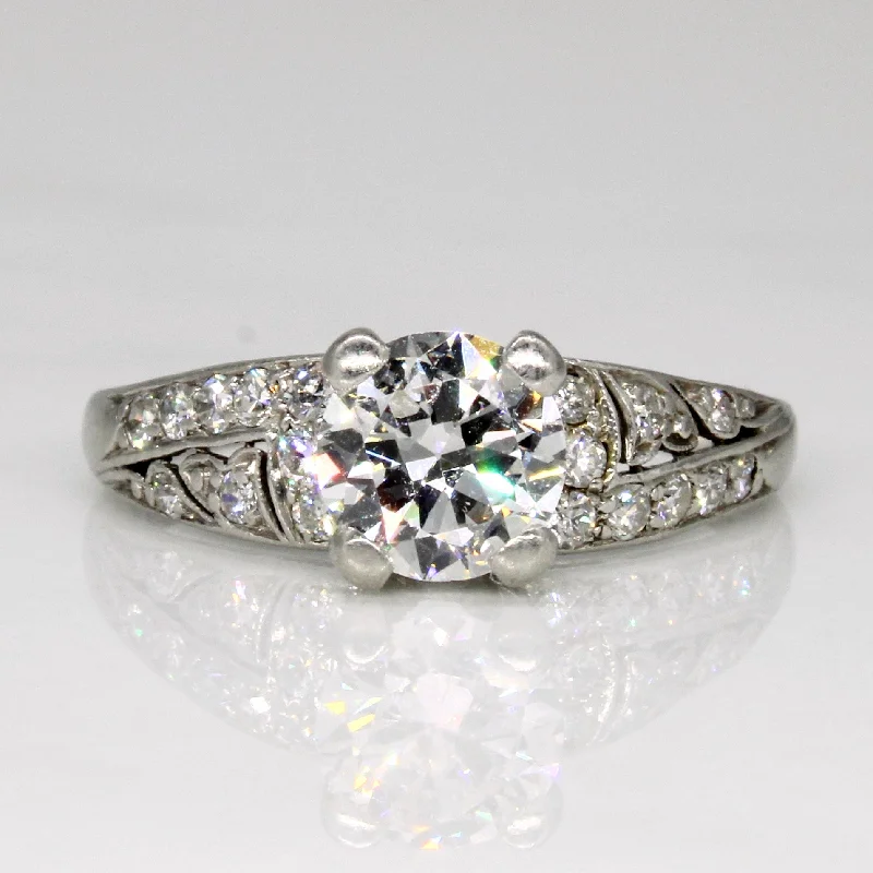 Elevate Your Outfit With Discounted Statement Jewelry 'Birks' 1920's Diamond Engagement Ring | 1.22ctw | SZ 7 Elevate Your Outfit With Discounted Statement Jewelry 'Birks' 1920's Diamond Engagement Ring | 1.22ctw | SZ 7