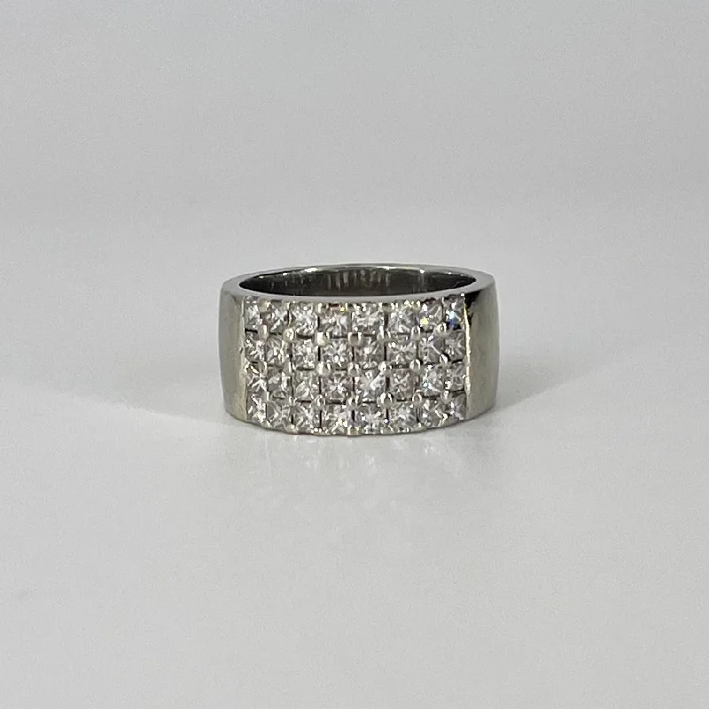 Your Perfect Accessory Now At The Best Price Four Row Diamond Ring | 1.52 ctw | SZ 5.5