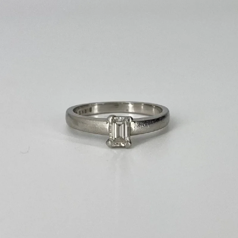 Unmissable Deals On Handmade Jewelry Collections 'Birks' Solitaire Emerald Cut Engagement Ring | 0.42 ctw | SZ 5 Unmissable Deals On Handmade Jewelry Collections 'Birks' Solitaire Emerald Cut Engagement Ring | 0.42 ctw | SZ 5