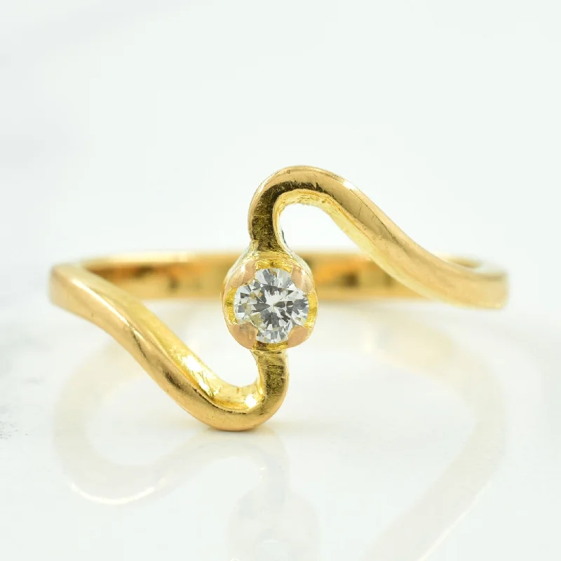 Affordable Glamour – Premium Jewelry For Less Diamond Bypass Ring | 0.06ct | SZ 4.75 |