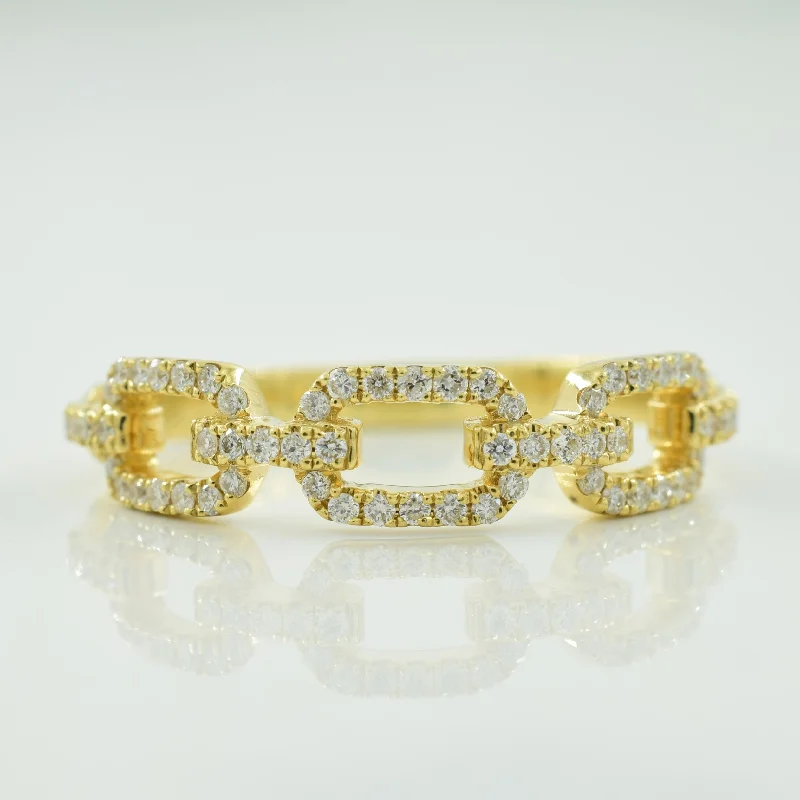 Jewelry Clearance Event – Stock Up Before It's Over Diamond Link Ring | 0.20ctw | SZ 4.75 | Jewelry Clearance Event – Stock Up Before It's Over Diamond Link Ring | 0.20ctw | SZ 4.75 |