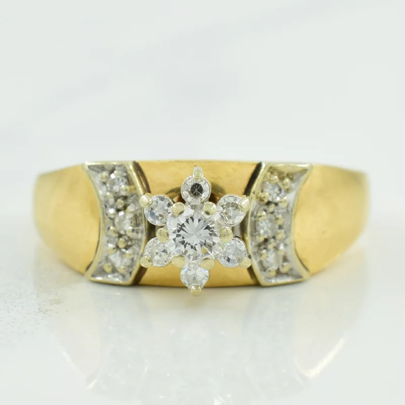 Versatile Layering Jewelry For Effortless Chic Cluster Set Diamond Ring | 0.24ctw | SZ 7.5 | Versatile Layering Jewelry For Effortless Chic Cluster Set Diamond Ring | 0.24ctw | SZ 7.5 |