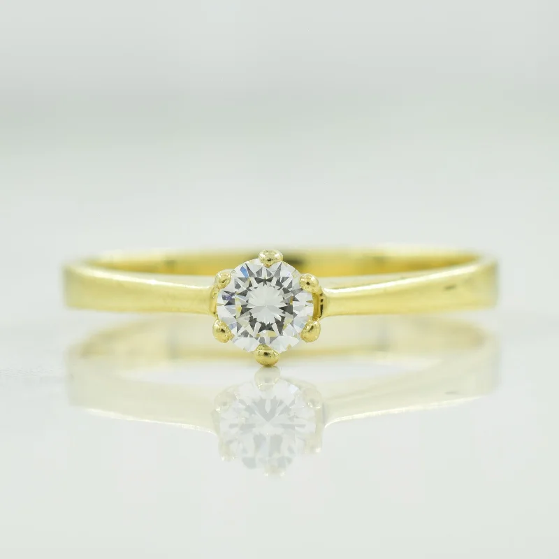 Buy More, Save More On Stunning Jewelry Pieces Solitaire Diamond Ring | 0.20ct | SZ 7.75 |