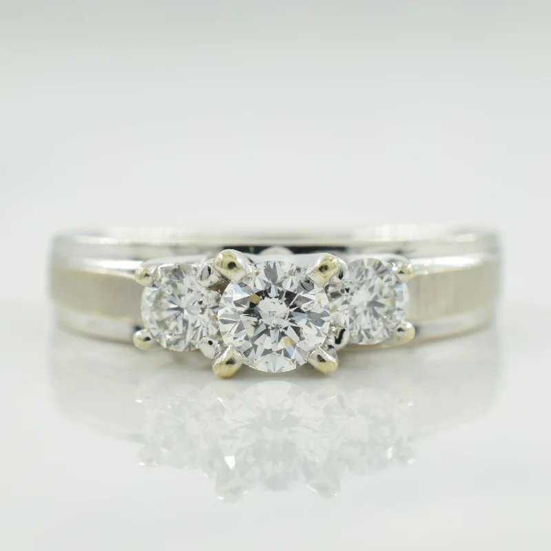 Elevate Your Jewelry Collection With Limited-Time Savings Three Stone Diamond Ring | 0.46ctw | SZ 5.25 | Elevate Your Jewelry Collection With Limited-Time Savings Three Stone Diamond Ring | 0.46ctw | SZ 5.25 |
