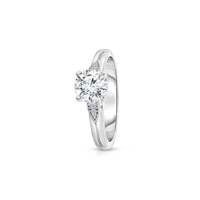 Inverclyde Round Brilliant Diamond Engagement Ring