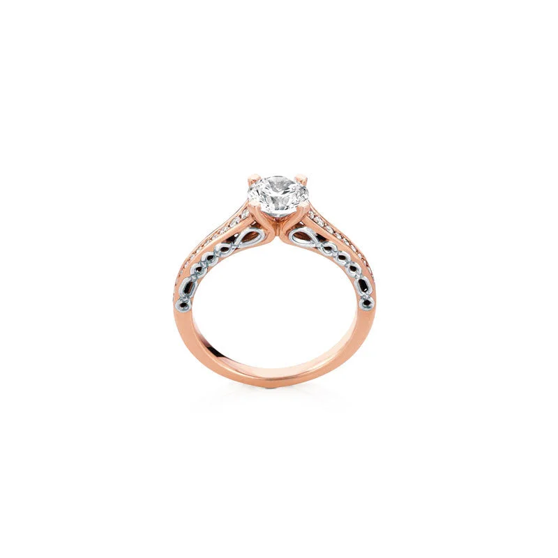 Oban Round Brilliant Diamond Engagement Ring