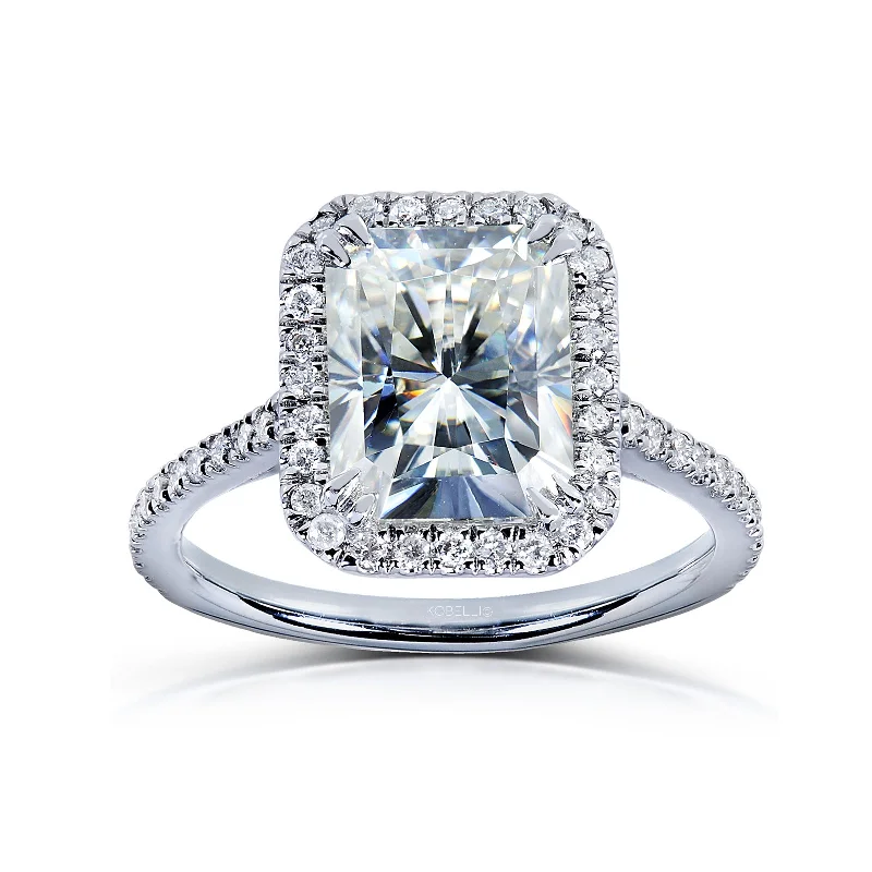 Exclusive Jewelry Sale Event – Shop Now 3ct.tw Original Radiant 9x7 Halo Ring