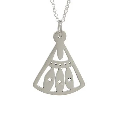 Earth Tlalli Sterling Silver Necklace