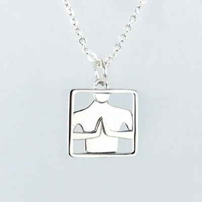 Namaste Silver-Plated Necklace