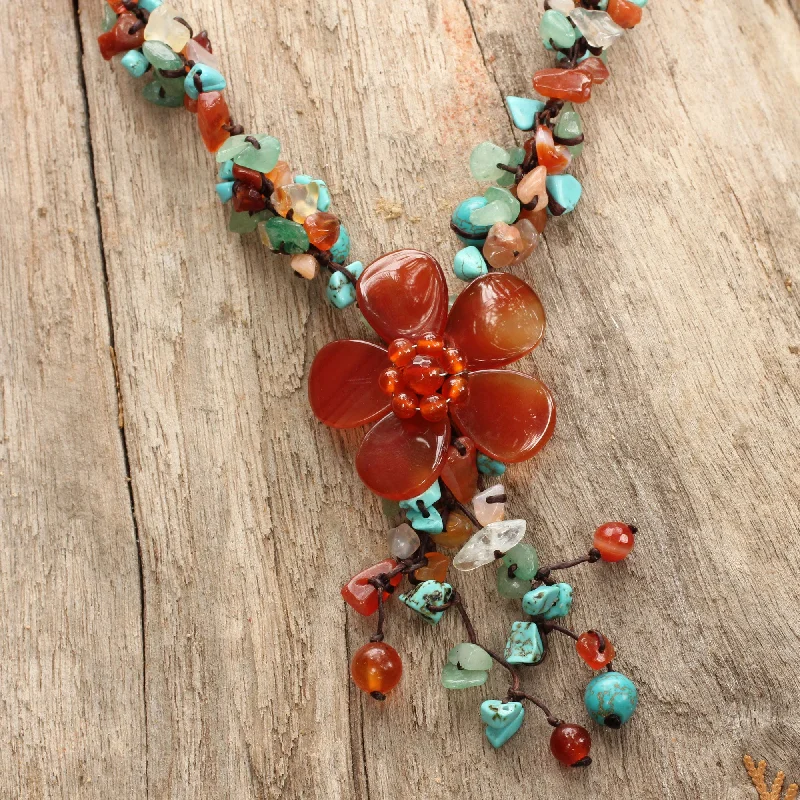 Summer Flower Y-Necklace