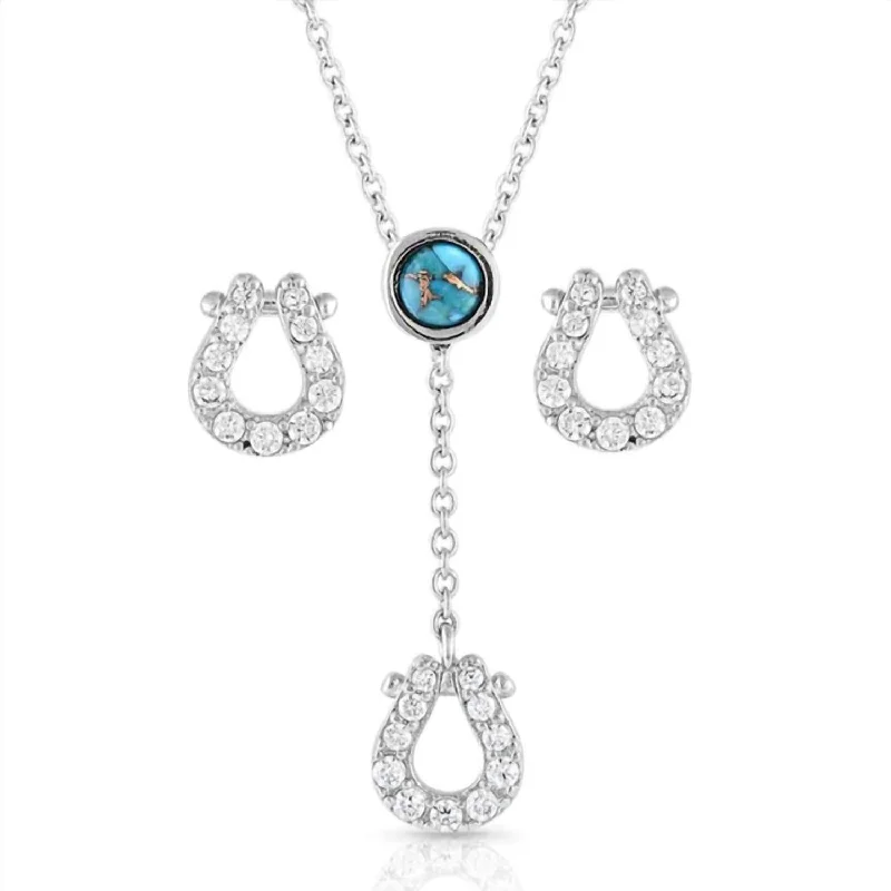 Women's Infinite Luck Set In Turquoise