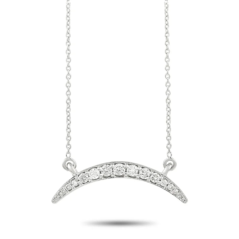 LB Exclusive 14K White Gold 0.16 ct Diamond Necklace