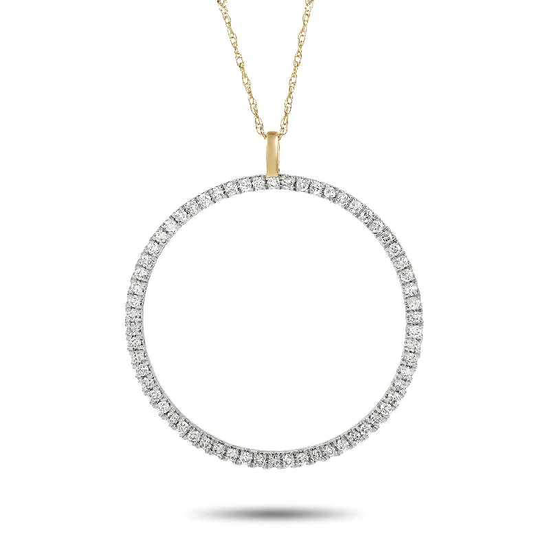 LB Exclusive 14K Yellow Gold 0.50 ct Diamond Necklace