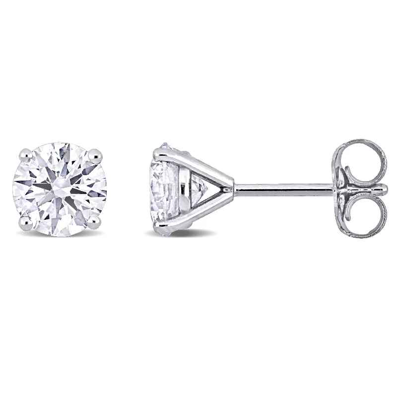 Mimi & Max 1 1/2ct TDW Lab-Grown Diamond Stud Earrings in 14k White Gold