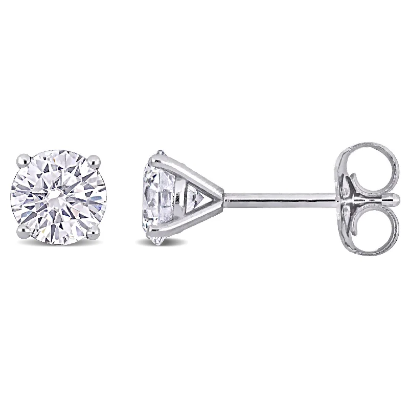 Mimi & Max 1ct TDW Lab-Grown Diamond Stud Earrings in 14k White Gold