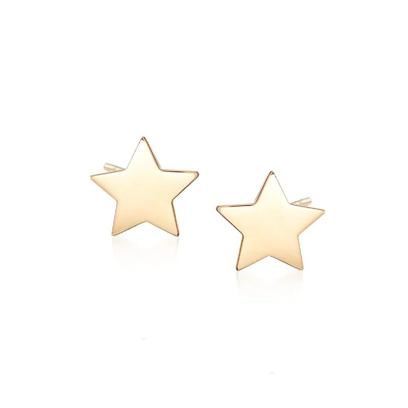 Ross-Simons 18kt Yellow Gold Star Stud Earrings