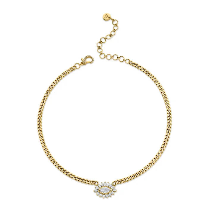Best Jewelry Deals – Shop Premium Pieces At Great Prices DIAMOND EVIL EYE BABY LINK NECKLACE