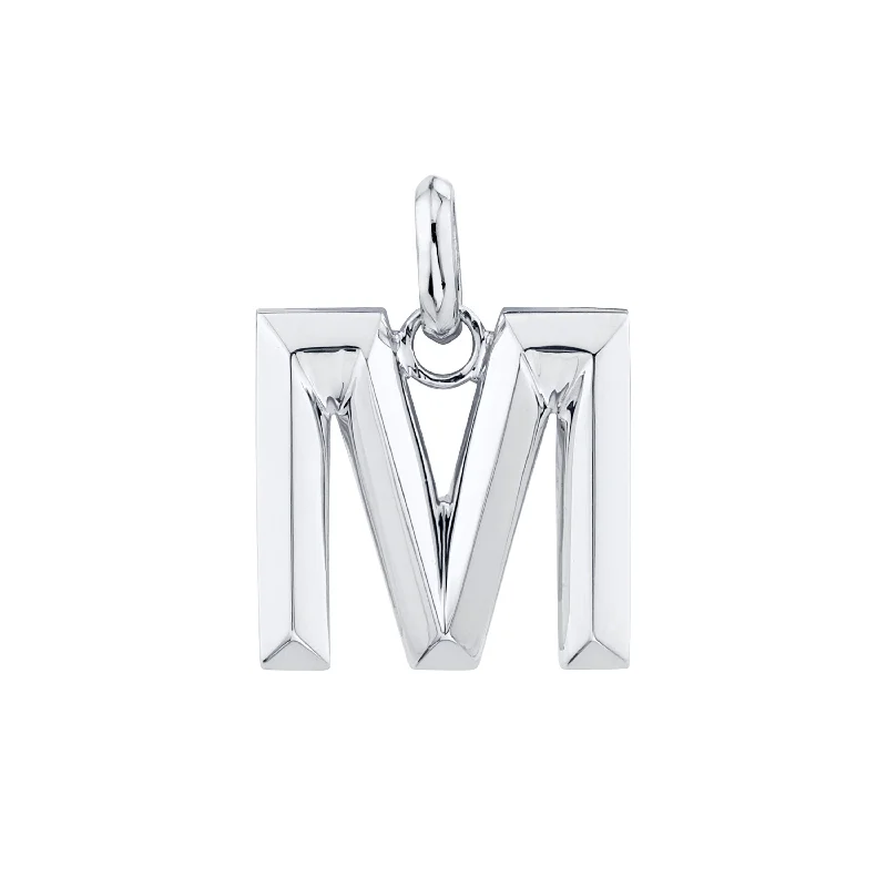 Personalized Engraved Jewelry For Meaningful Gifts SOLID GOLD LETTER PENDANT