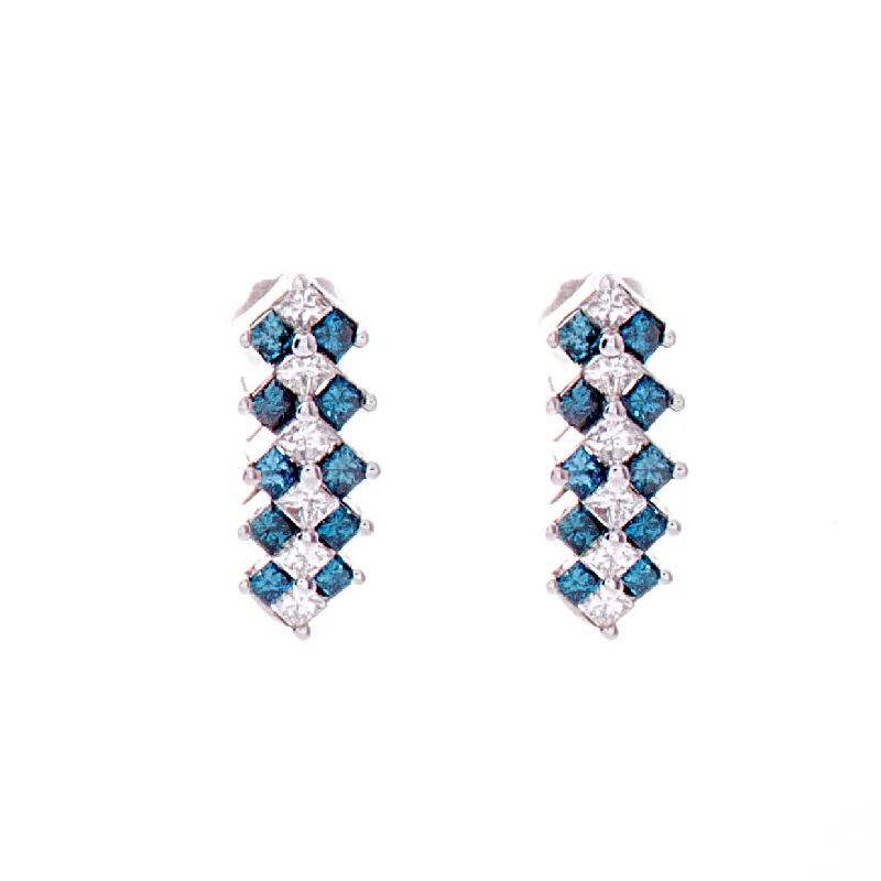 Shop Dazzling Jewelry At The Best Prices Blue Diamond Earrings