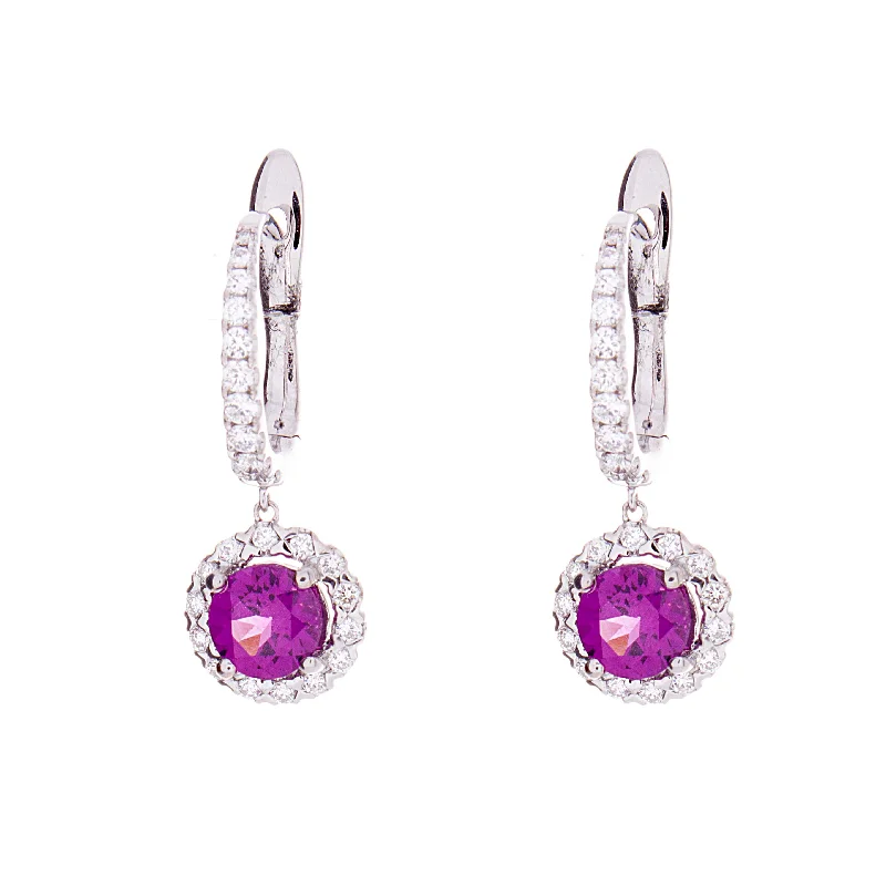 Exclusive Online Discounts On Stylish Jewelry Purple Garnet Earrings