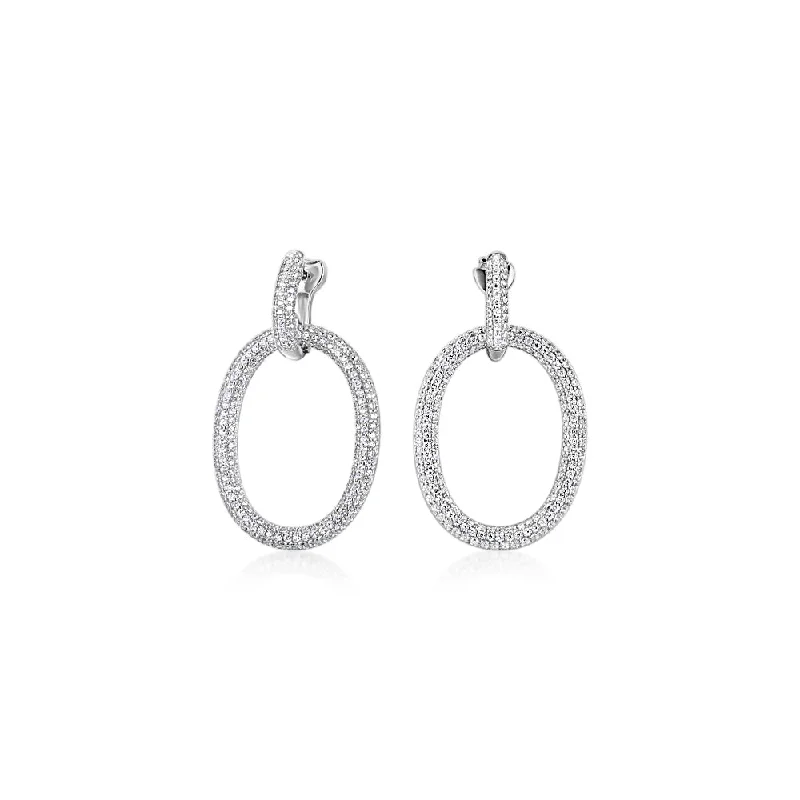 Save On Luxury Jewelry Pieces – Limited-Time Offers Round Brilliant drop earrings with 7.22 carats* of diamond simulants in sterling silver