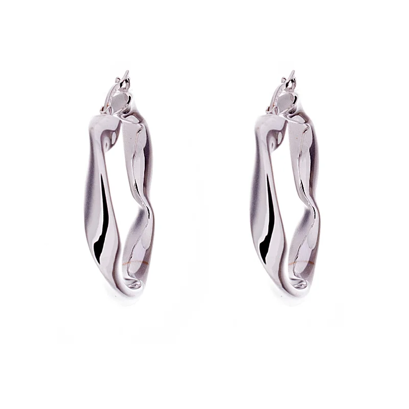Premium Diamond Jewelry For Unforgettable Moments White Gold Hoops