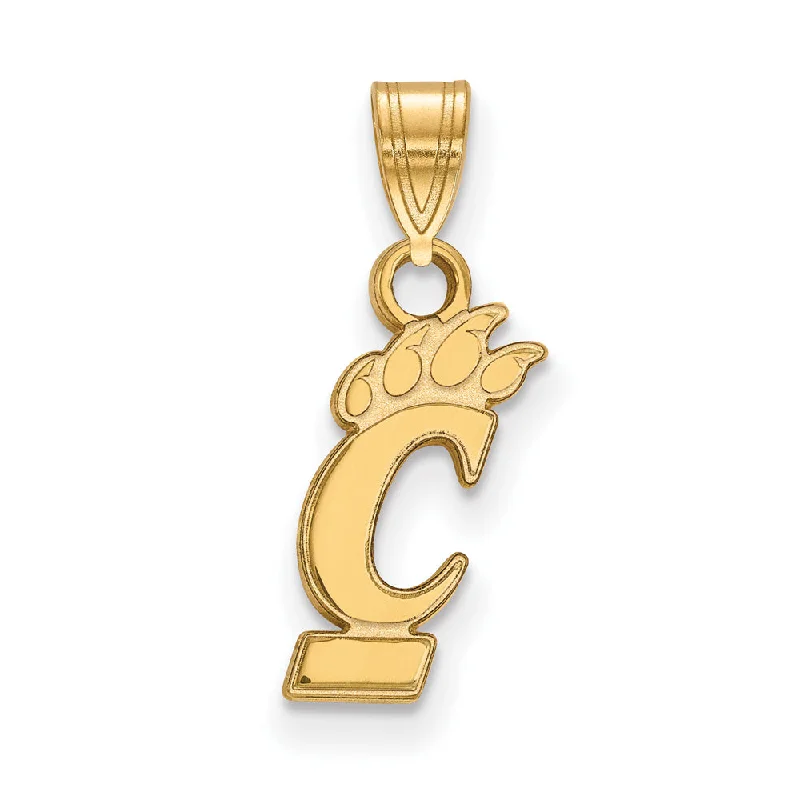 10k Yellow Gold U of Cincinnati Small Pendant