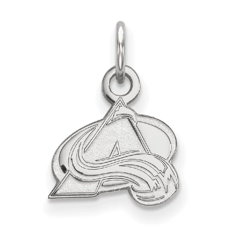 14k White Gold NHL Colorado Avalanche XS (Tiny) Charm or Pendant