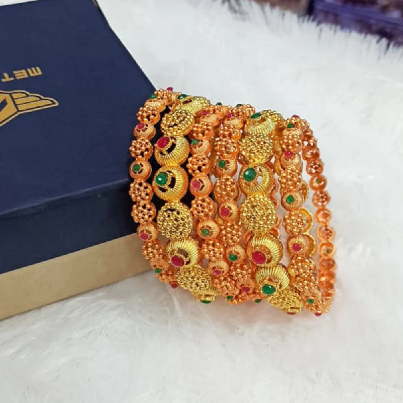 Grab Your Favorite Jewelry At The Lowest Prices Manisha Jewellery Gold Plated Bangles Set Grab Your Favorite Jewelry At The Lowest Prices Manisha Jewellery Gold Plated Bangles Set