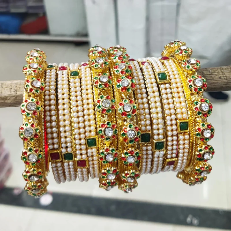 Personalized Jewelry Sale – Unique Pieces At Great Prices Pooja Bangles Austrian Stone And Pearl Bangles Set Personalized Jewelry Sale – Unique Pieces At Great Prices Pooja Bangles Austrian Stone And Pearl Bangles Set
