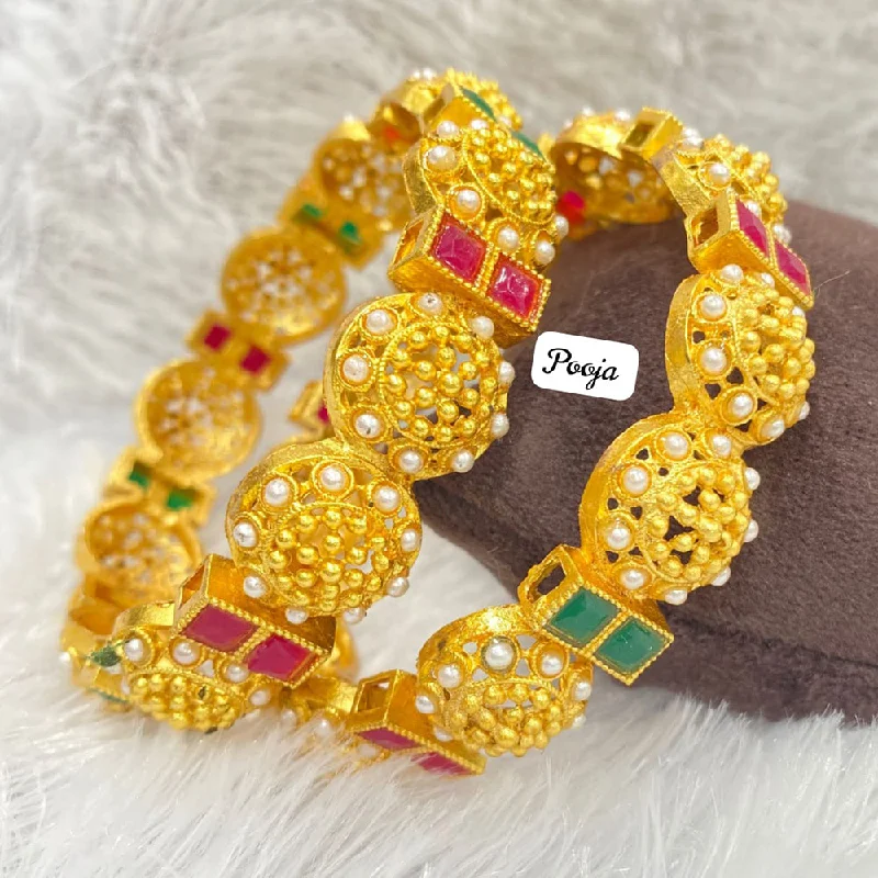 Flash Sale On Stunning Jewelry – Don't Miss Out Pooja Bangles Gold Plated Bangle Set Flash Sale On Stunning Jewelry – Don't Miss Out Pooja Bangles Gold Plated Bangle Set
