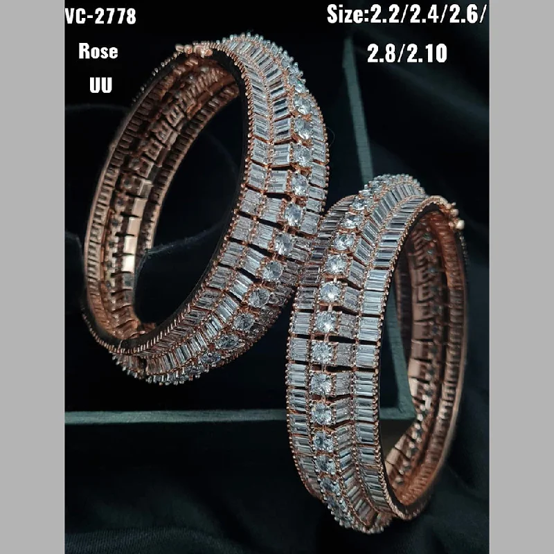 Limited-Stock Jewelry Sale – Once It's Gone, It's Gone Vivah Creations AD Stone Bangles Set Limited-Stock Jewelry Sale – Once It's Gone, It's Gone Vivah Creations AD Stone Bangles Set