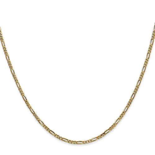 The Ultimate Jewelry Sale – Shop Premium Styles 14K Gold Solid Figaro Chain 18" 1.8MM