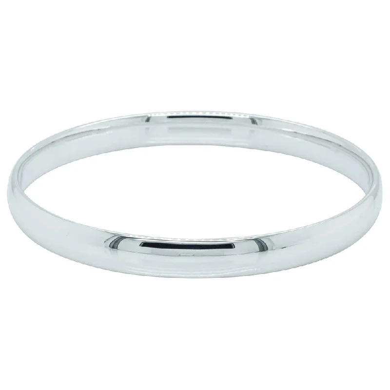 Sterling Silver 6.5mm Bangle